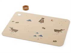 Liewood superhero/dune mix silicone placemat Jude